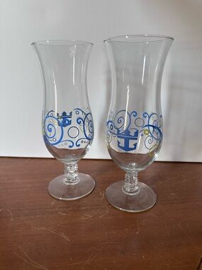 Set of 2 Royal Caribbean Hurricane Glasses